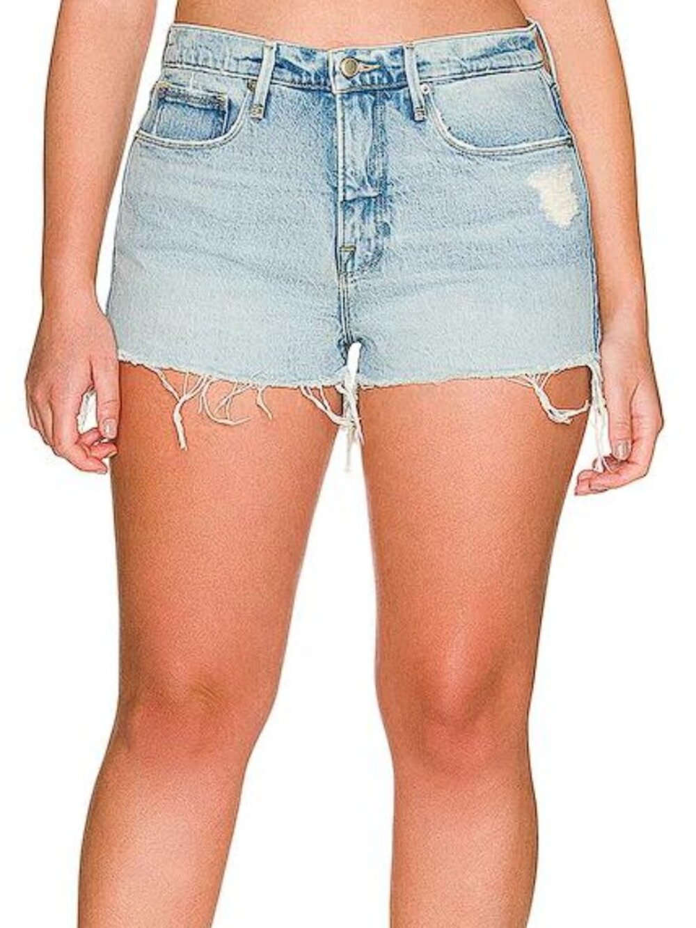 GOOD AMERICAN Women's Good '90s Short Size 20 In Blue650